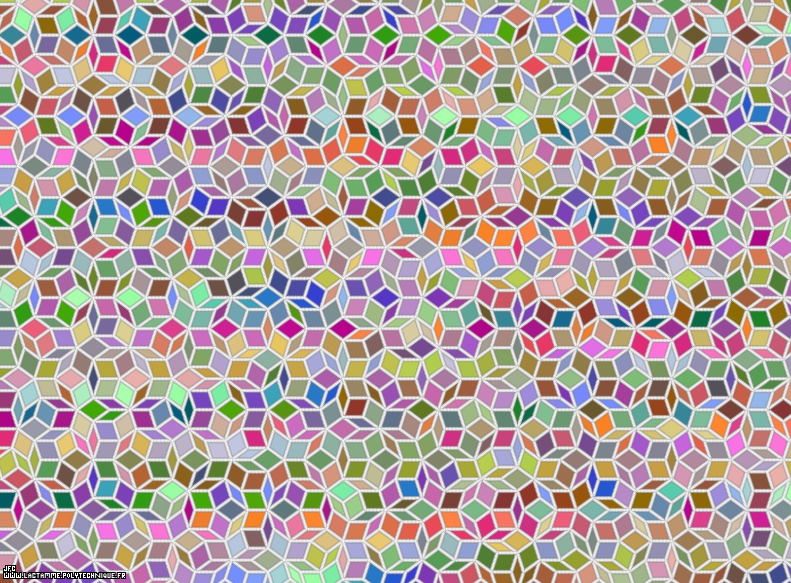 Un pavage de Penrose pseudo-périodique du plan, par François Colonna